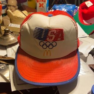 Vintage Mc Donald’s cap 1984 Olympics.